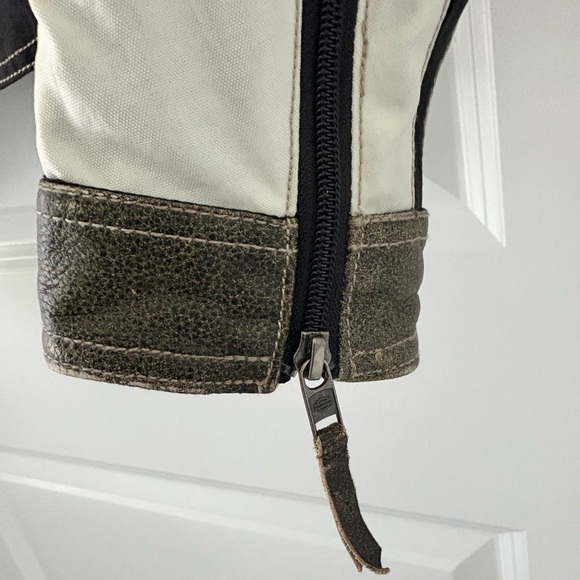 Harley-Davidson Black/Olive Green/Off White Riding Jacket - Picture 10 of 15